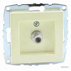 ТВ-розетка без рамки mono electric despina - larissa 500-001705-138